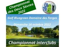 Golf des Forges - dimanche 16 octobre - Championnat départemental 2022